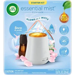 Air Wick Essential Mist Diffuser Kit - Linen - 0.67 fl oz/2ct