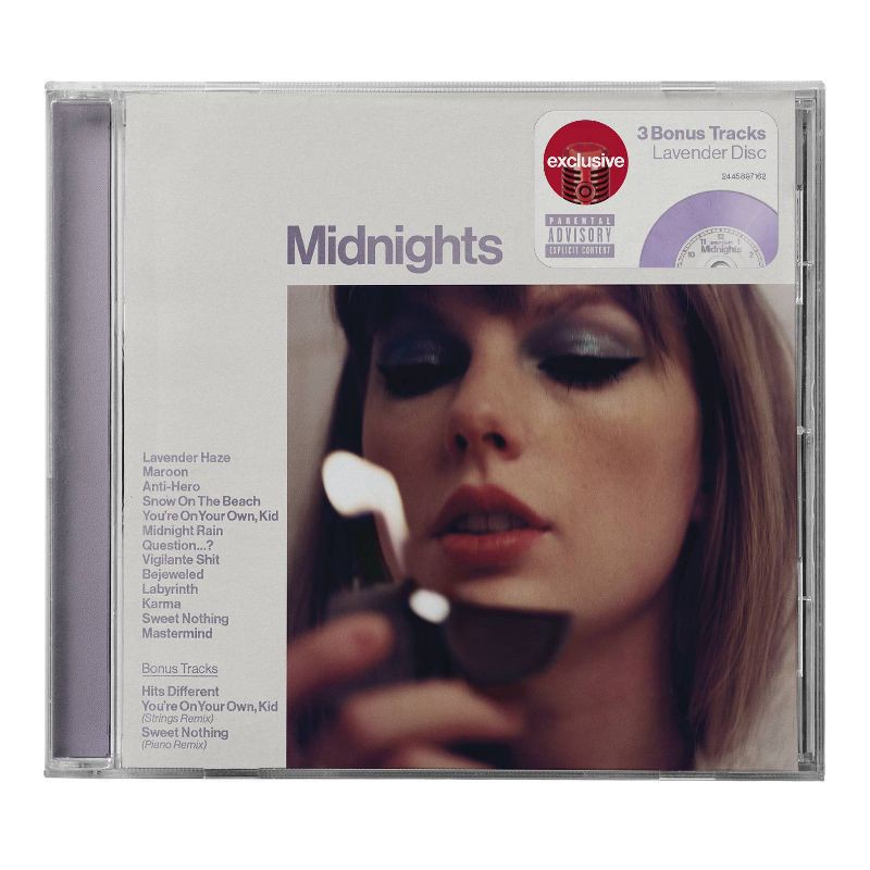 slide 1 of 2, Universal Music Group Taylor Swift - Midnights: Lavender Edition CD (Target Exclusive), 1 ct
