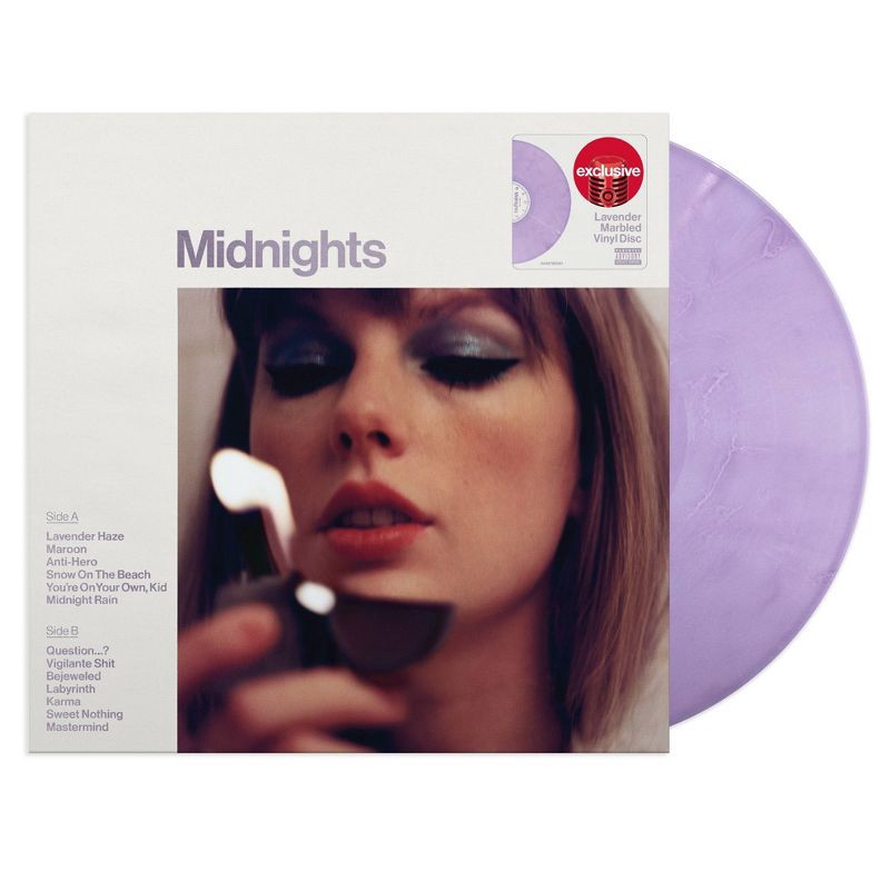 slide 1 of 2, Universal Music Group Taylor Swift - Midnights: Lavender Edition Vinyl (Target Exclusive), 1 ct