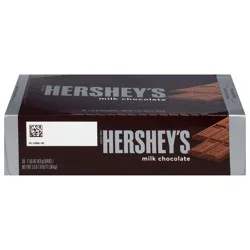 HERSHEY'S Milk Chocolate Candy Bars, 1.55 oz (36 Count)