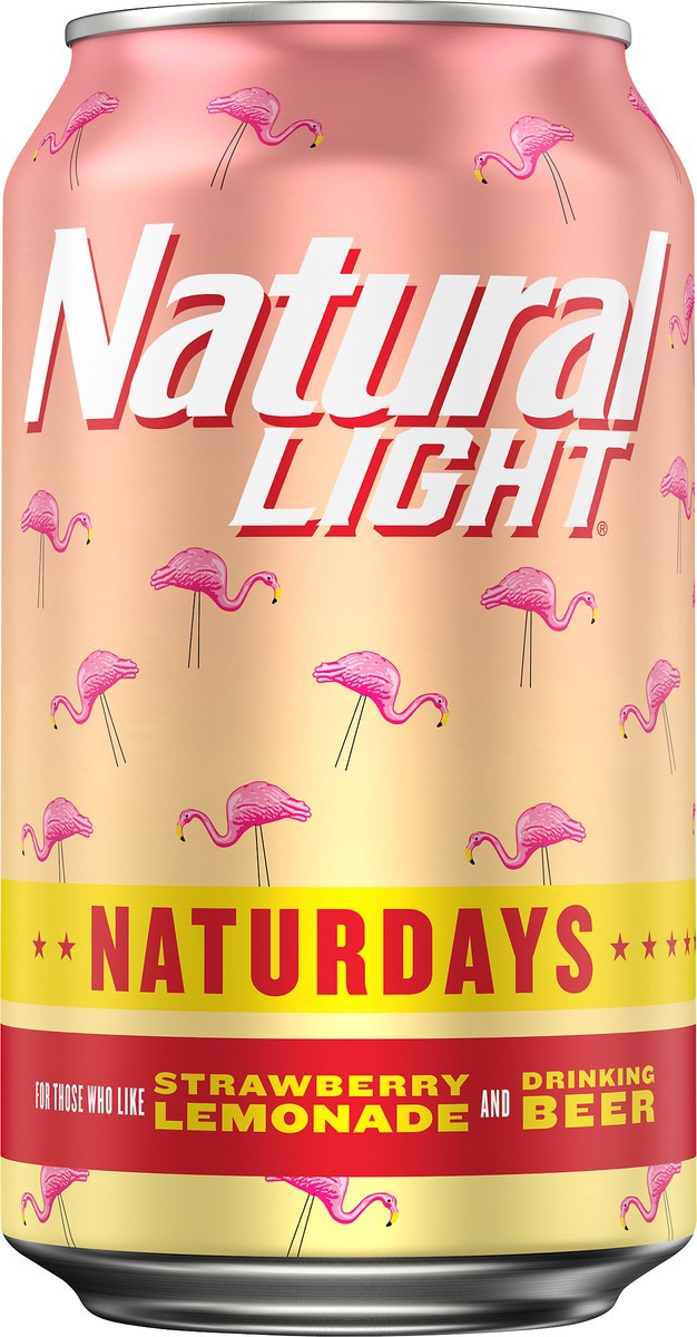 slide 2 of 6, Natural Light Naturdays Beer 12 oz, 12 oz