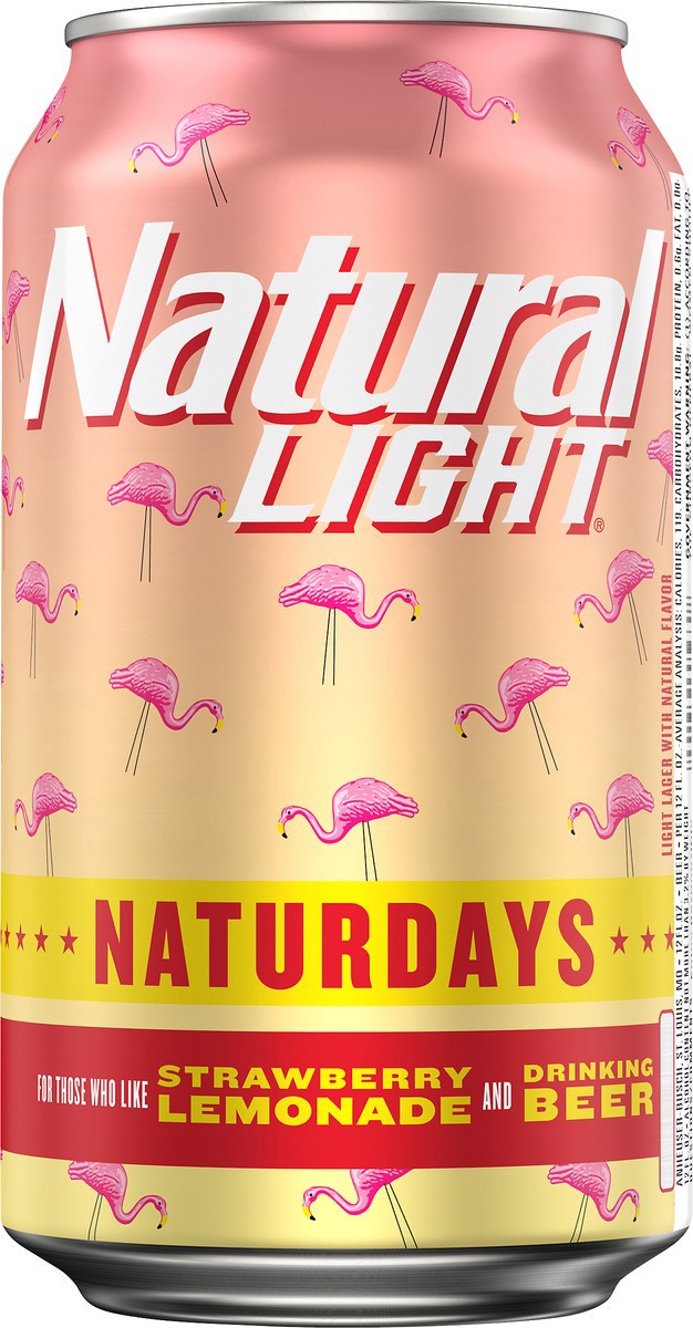 slide 6 of 6, Natural Light Naturdays Beer 12 oz, 12 oz