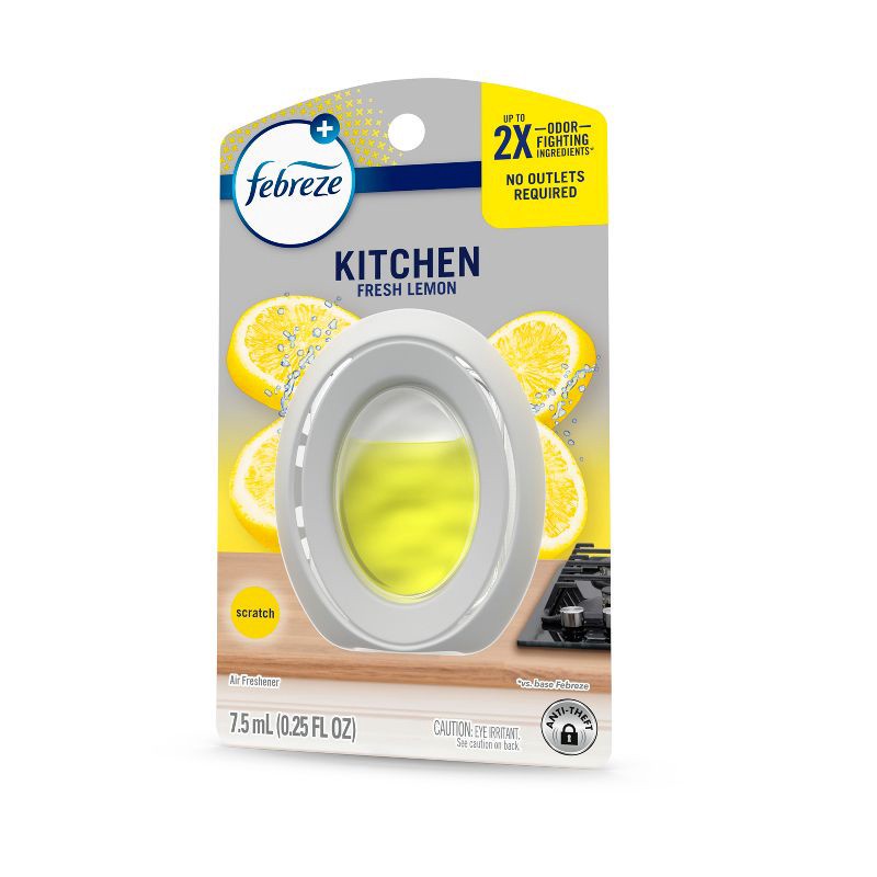 slide 12 of 13, Febreze Heavy Duty Kitchen Air Freshener - Lemon - 1ct, 1 ct