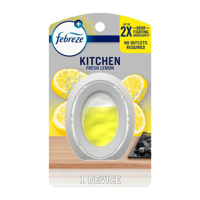 slide 1 of 13, Febreze Heavy Duty Kitchen Air Freshener - Lemon - 1ct, 1 ct