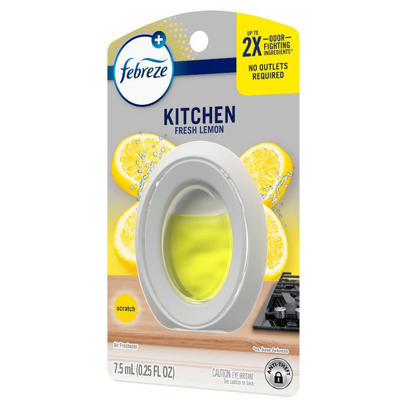 slide 11 of 13, Febreze Heavy Duty Kitchen Air Freshener - Lemon - 1ct, 1 ct