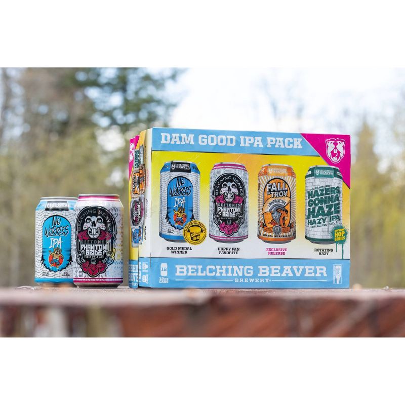 slide 6 of 7, Belching Beaver Brewery Belching Beaver Dam Good IPA - 12pk/12 fl oz Cans, 12 ct; 12 fl oz