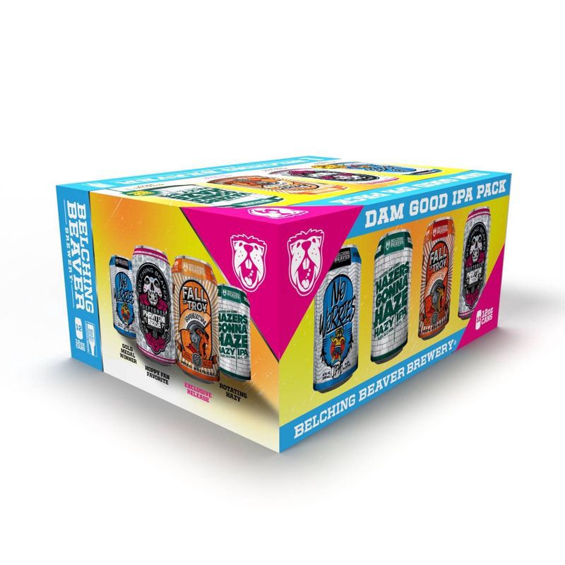 slide 7 of 7, Belching Beaver Brewery Belching Beaver Dam Good IPA - 12pk/12 fl oz Cans, 12 ct; 12 fl oz