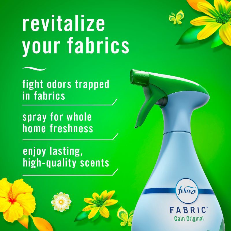 slide 3 of 12, Febreze Fabric Refresher with Gain Original Scent - 2.8 fl oz, 2.8 fl oz