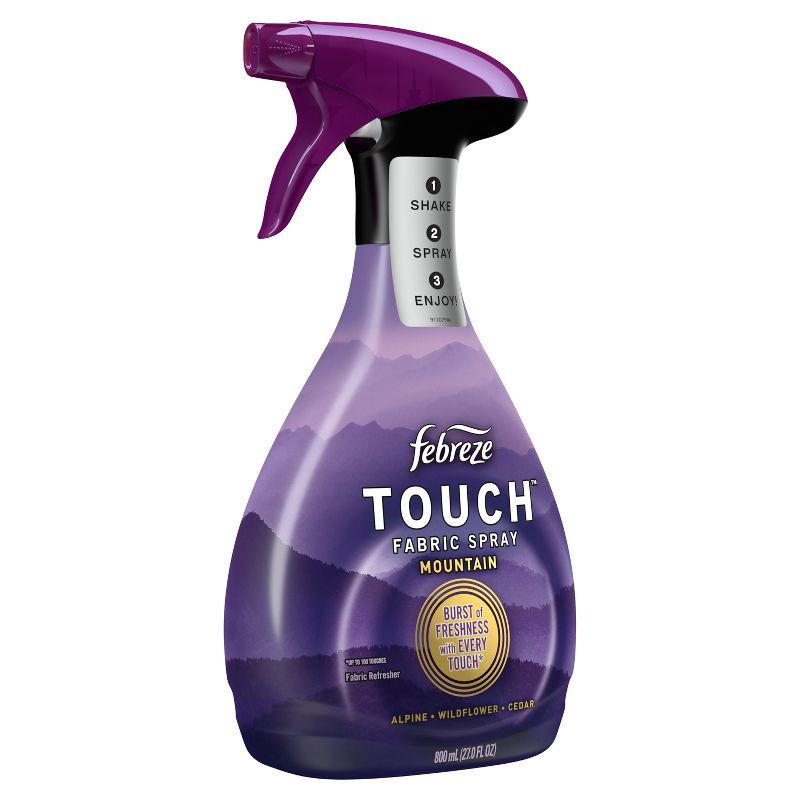 slide 13 of 15, Febreze Touch Fabric Spray Air Freshener - Mountain - 27 fl oz, 27 fl oz