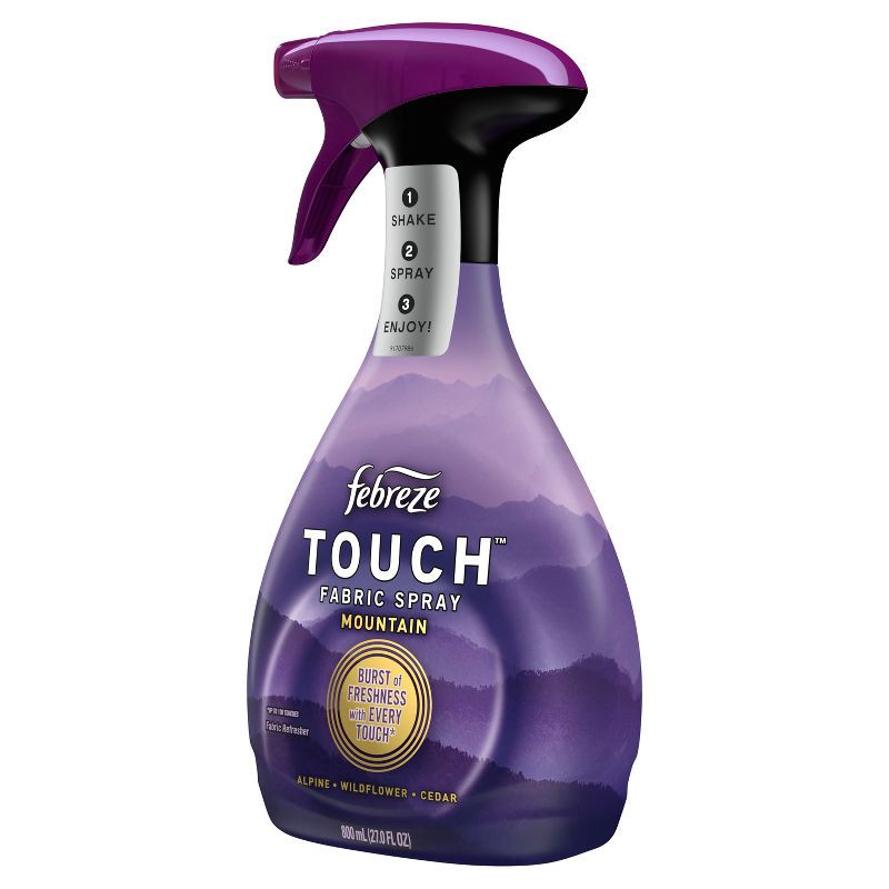 slide 14 of 15, Febreze Touch Fabric Spray Air Freshener - Mountain - 27 fl oz, 27 fl oz