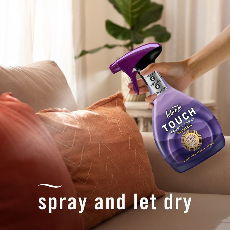 slide 7 of 15, Febreze Touch Fabric Spray Air Freshener - Mountain - 27 fl oz, 27 fl oz