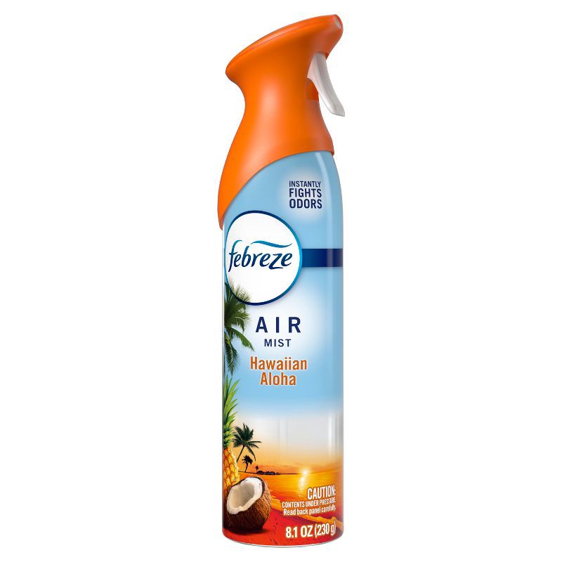 slide 12 of 13, Febreze Air Mist Odor-Fighting Air Freshener - Hawaiian Aloha - 8.1oz, 8.1 oz