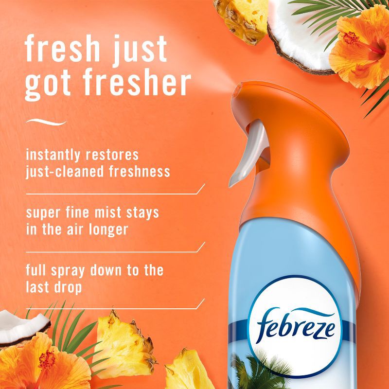 slide 4 of 13, Febreze Air Mist Odor-Fighting Air Freshener - Hawaiian Aloha - 8.1oz, 8.1 oz