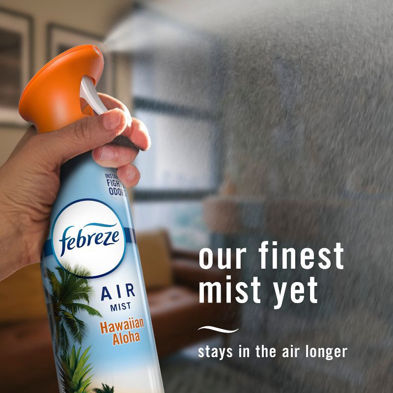 slide 7 of 13, Febreze Air Mist Odor-Fighting Air Freshener - Hawaiian Aloha - 8.1oz, 8.1 oz