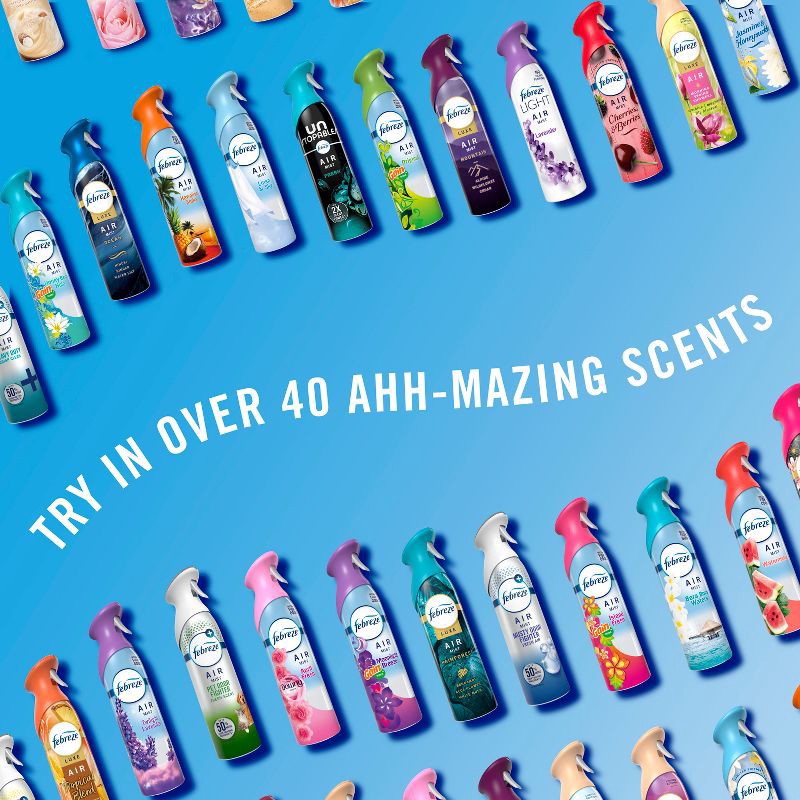 slide 10 of 13, Febreze Air Mist Odor-Fighting Air Freshener - Hawaiian Aloha - 8.1oz, 8.1 oz