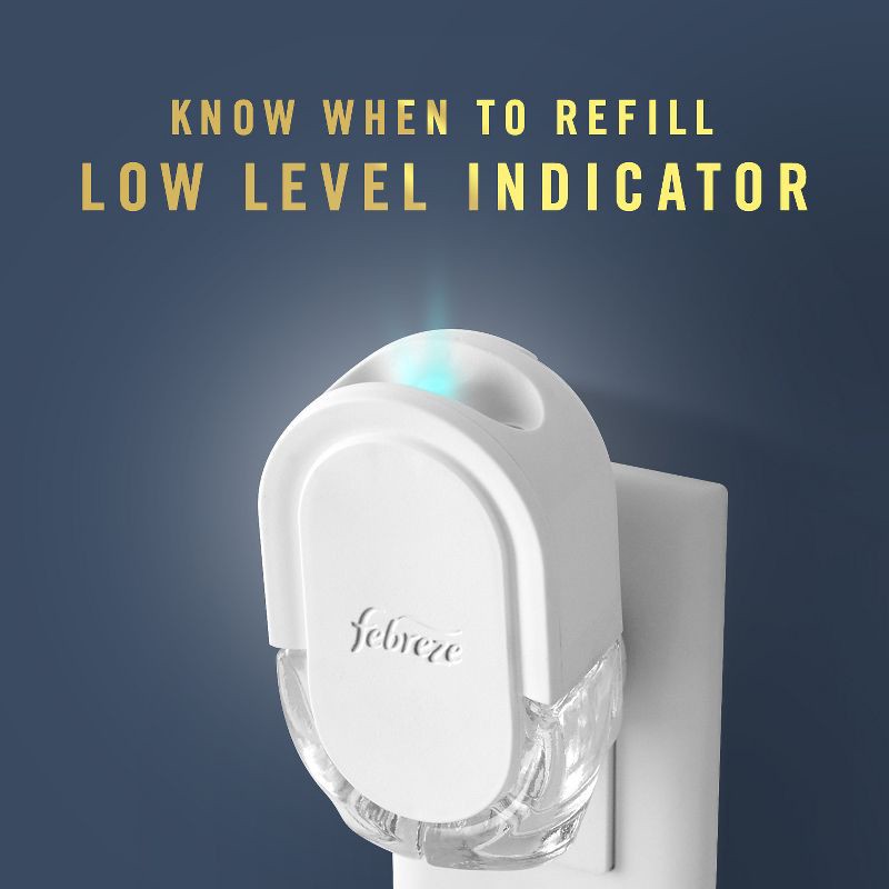 slide 6 of 9, Febreze Fade Defy Plug Air Freshener & Odor Fighter - Mountain - 0.87 fl oz/2pk, 2 ct; 0.87 fl oz