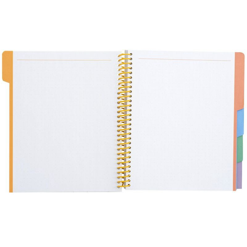 slide 2 of 8, Post-it 200 Page Dot Grid Tabbed Notebooks 8"x10" Iridescent, 1 ct