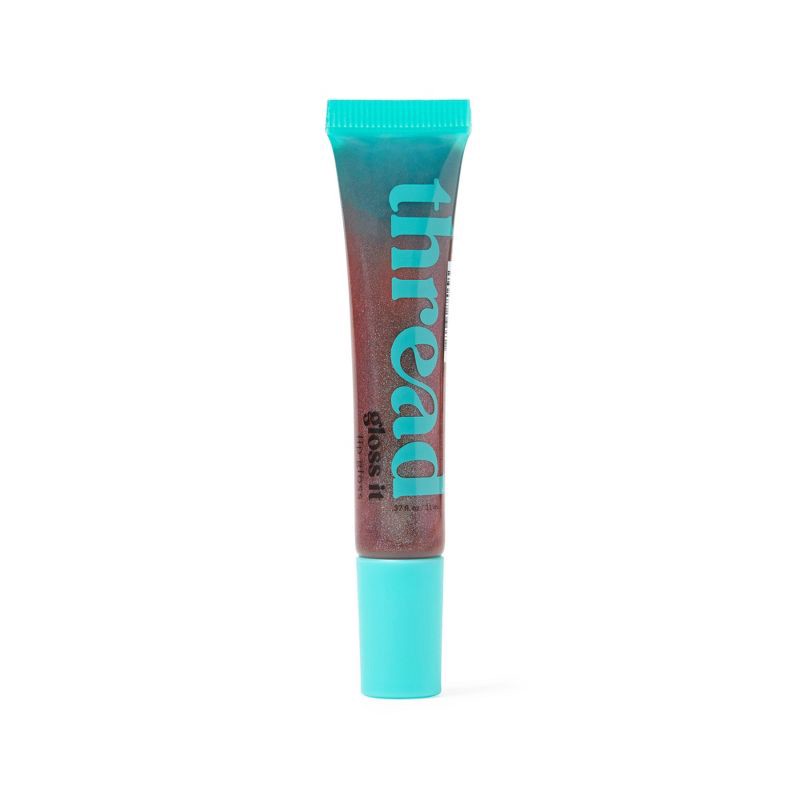 slide 3 of 6, Thread Gloss It Lip Gloss - Chocolate Drop - 0.37 fl oz, 0.37 fl oz