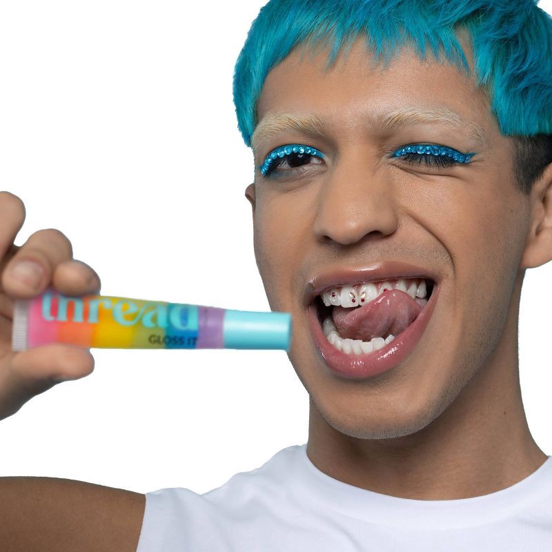 slide 3 of 5, Thread Gloss It Lip Gloss - #TakePride - 0.37 fl oz, 0.37 fl oz