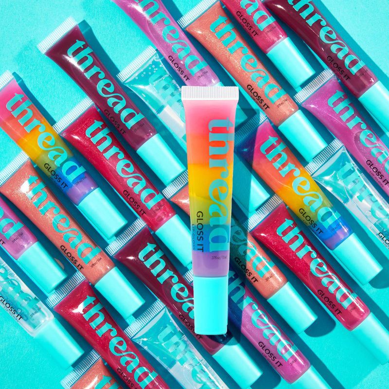 slide 4 of 5, Thread Gloss It Lip Gloss - #TakePride - 0.37 fl oz, 0.37 fl oz