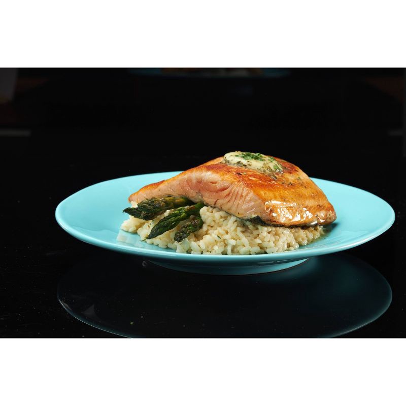 slide 5 of 5, MOWI Fresh Garlic Herb Butter Atlantic Salmon Portion - 12oz, 12 oz