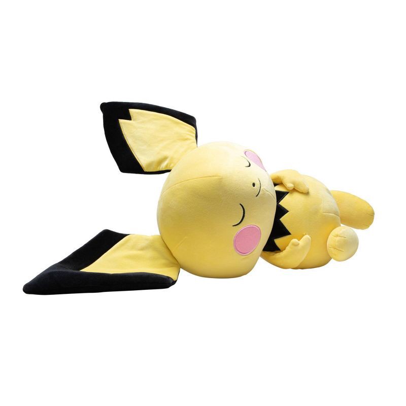 slide 4 of 9, Pokemon Pichu Sleeping Kids' Plush Buddy, 1 ct