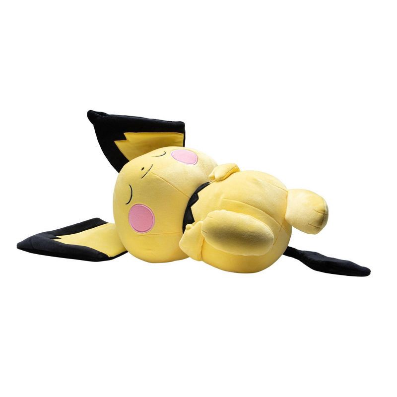 slide 5 of 9, Pokemon Pichu Sleeping Kids' Plush Buddy, 1 ct