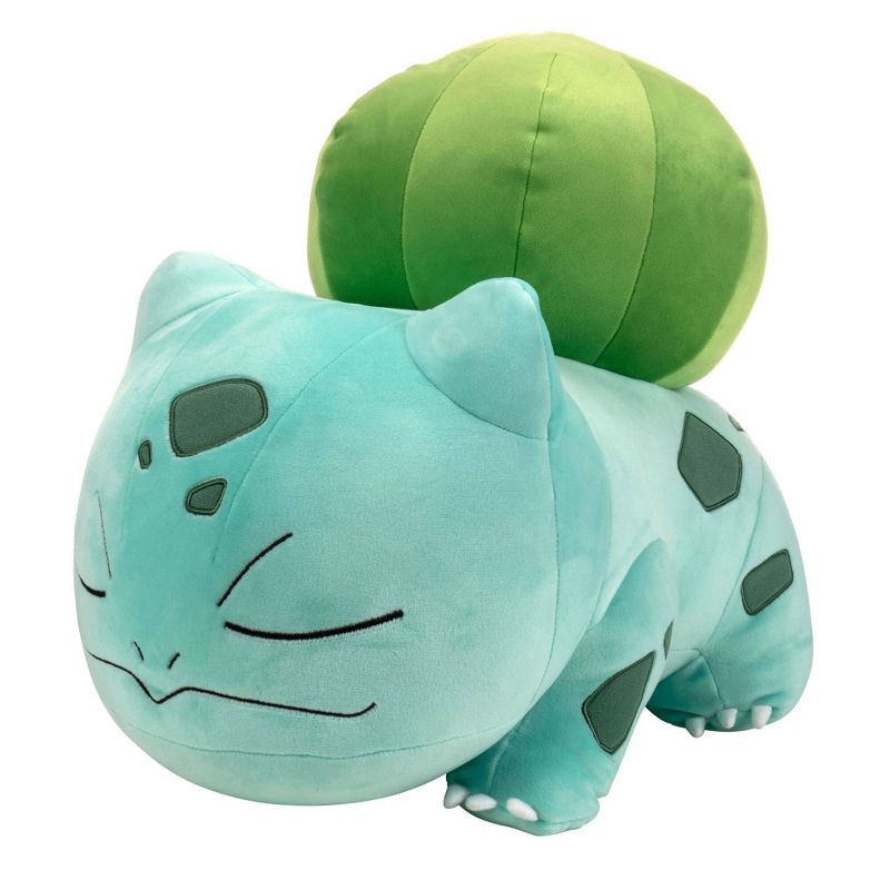 slide 1 of 5, Pokemon Bulbasaur Sleeping Kids' Plush Buddy, 1 ct