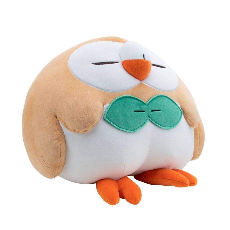 slide 7 of 8, Pokemon Rowlet Sleeping Kids' Plush Buddy, 1 ct