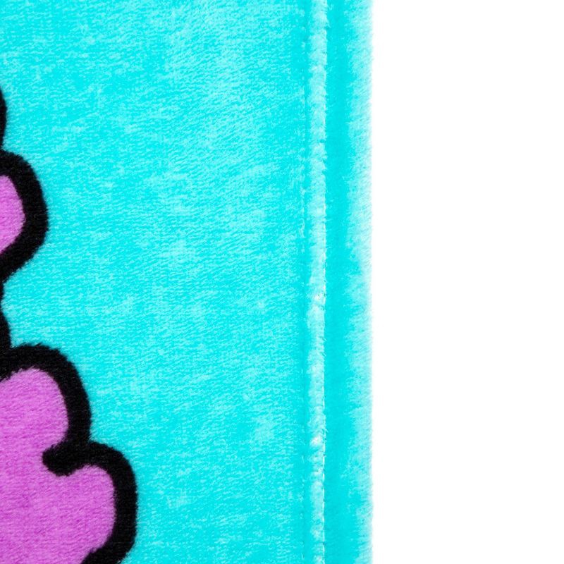 slide 3 of 5, Afro Unicorn Kids' Throw Blankets, 1 ct