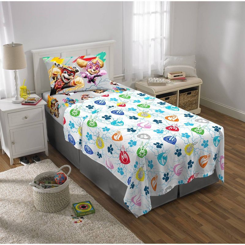 slide 1 of 4, Twin PAW Patrol Kids' Sheet Set, 1 ct