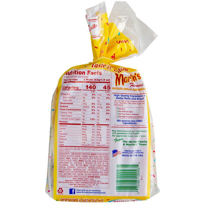 slide 2 of 4, Martin's Sweet Party Potato Rolls - 7.5oz, 12 ct