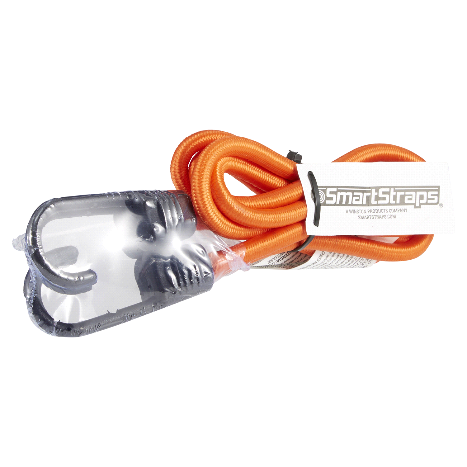 slide 4 of 5, Smartstraps Winston Standard Bungee, Orange, 36", 2 ct