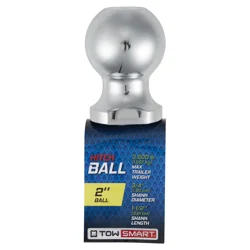 Towsmart Class II Hitch Ball, Chrome