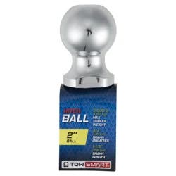 Towsmart Class II Hitch Ball, Chrome