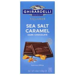 Ghirardelli Squares Sea Salt Caramel Dark Chocolate 4.8 oz