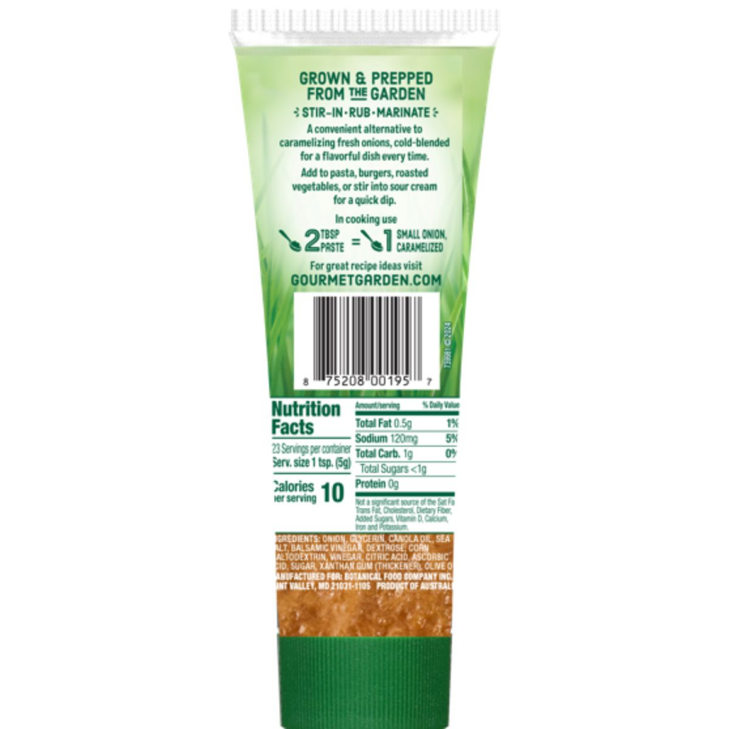 slide 2 of 2, Gourmet Garden Caramelized Onion Paste, 4.0 oz, 4 oz