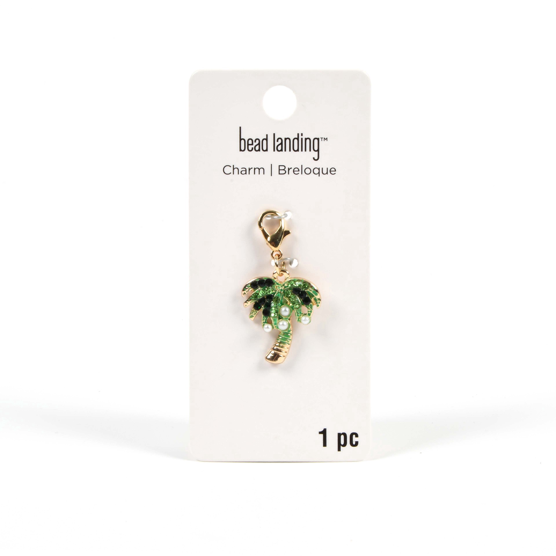 slide 3 of 6, Palm Tree Charm By Bead Landing, 19mm x 27mm