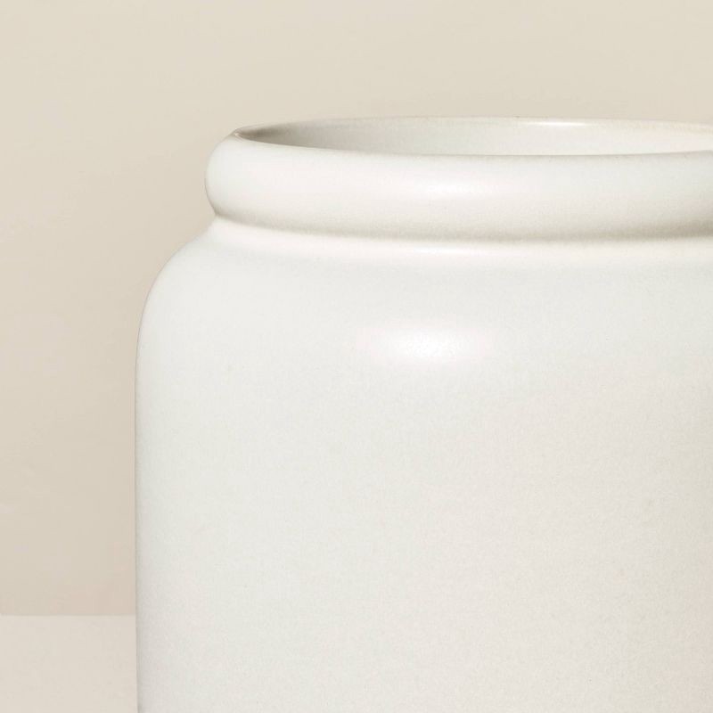 Stoneware Utensil Holder Cream - Hearth & Hand™ with Magnolia