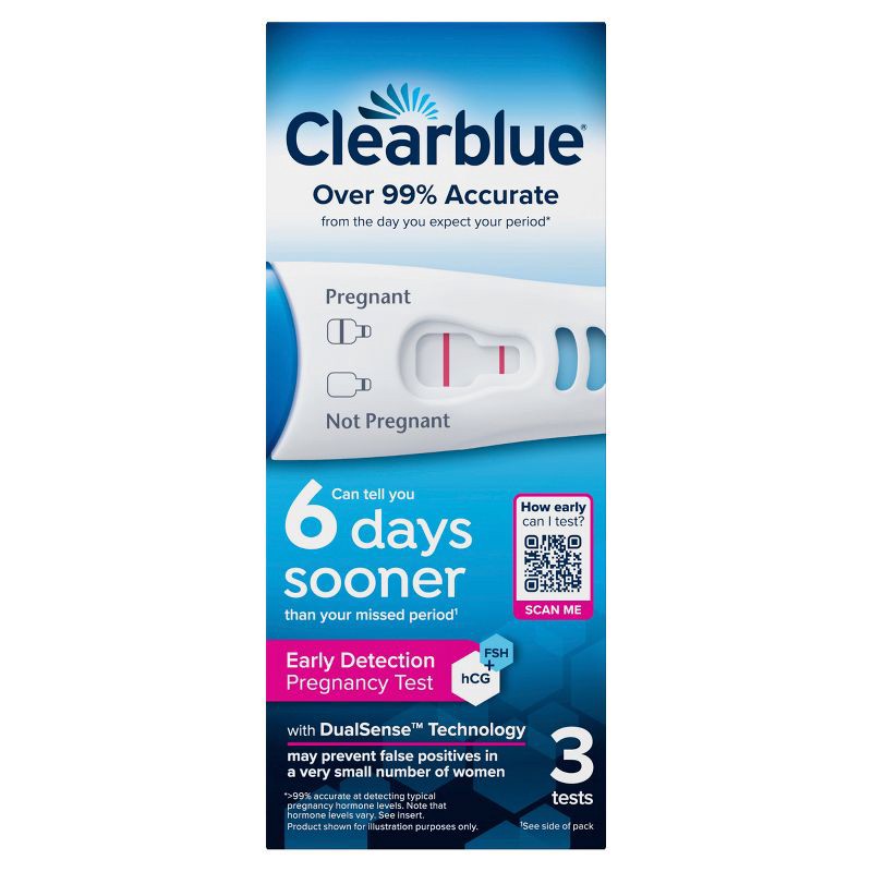 slide 2 of 13, Clearblue Early Detection Pregnancy Test - 3ct, 3 ct