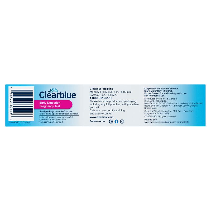 slide 4 of 13, Clearblue Early Detection Pregnancy Test - 3ct, 3 ct