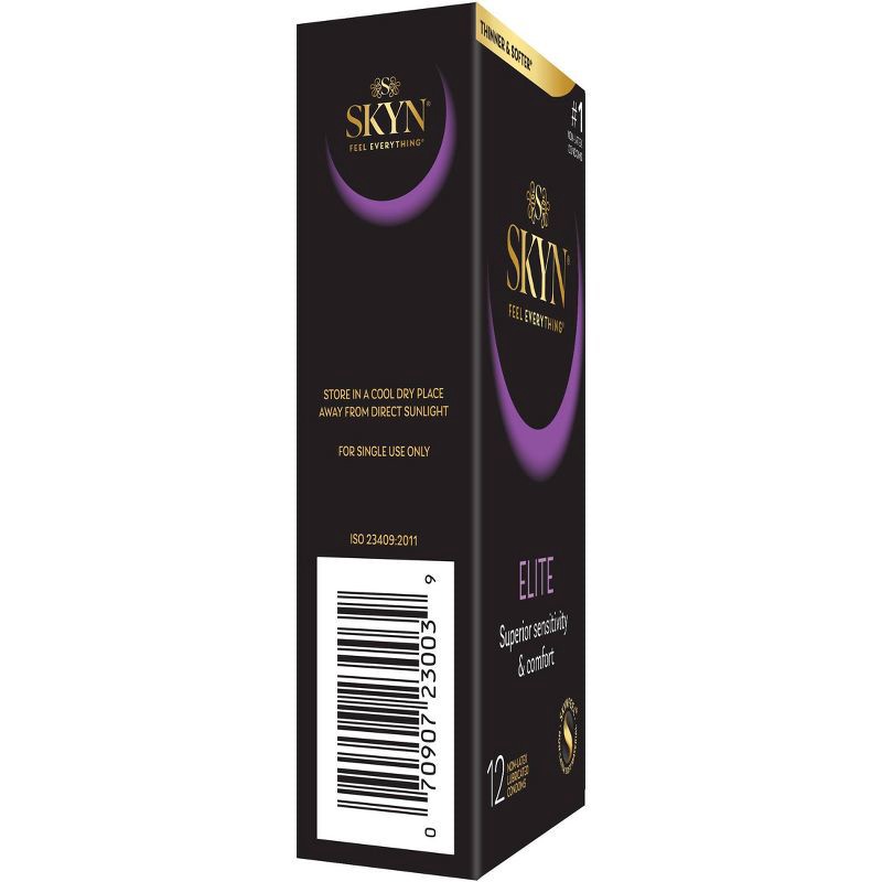 slide 6 of 7, SKYN Elite Non-Latex Condoms - 12ct, 12 ct