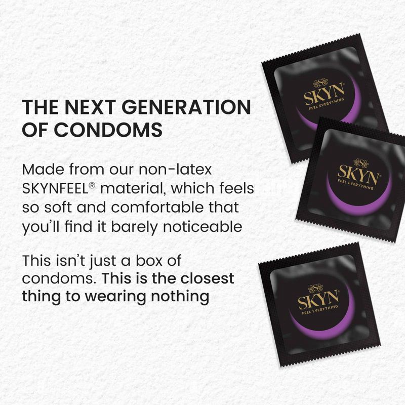 slide 7 of 7, SKYN Elite Non-Latex Condoms - 12ct, 12 ct