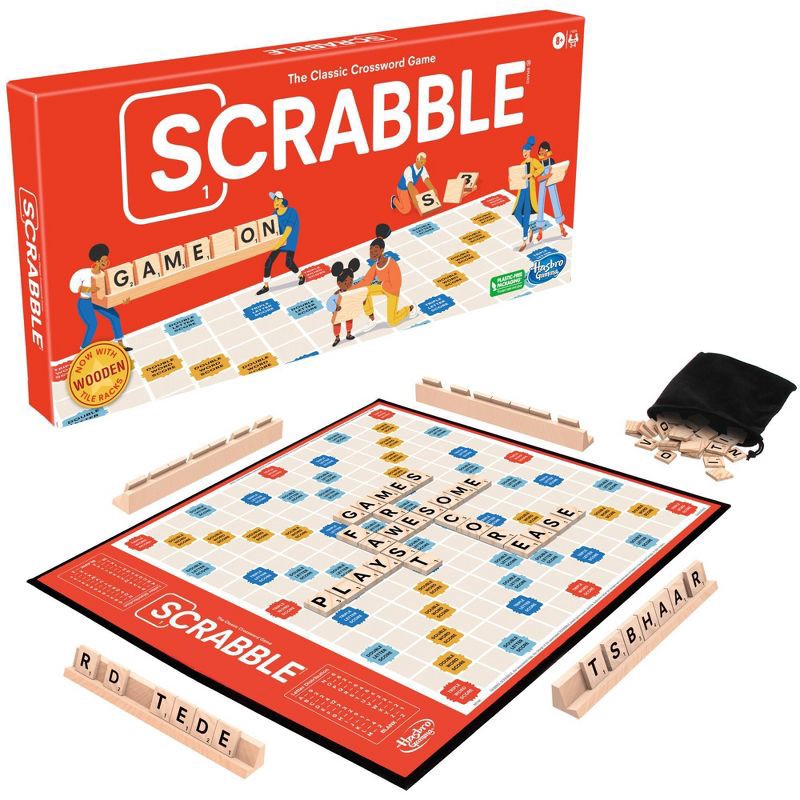 slide 1 of 8, Hasbro Gaming Scrabble Classic Board Game, 1 ct