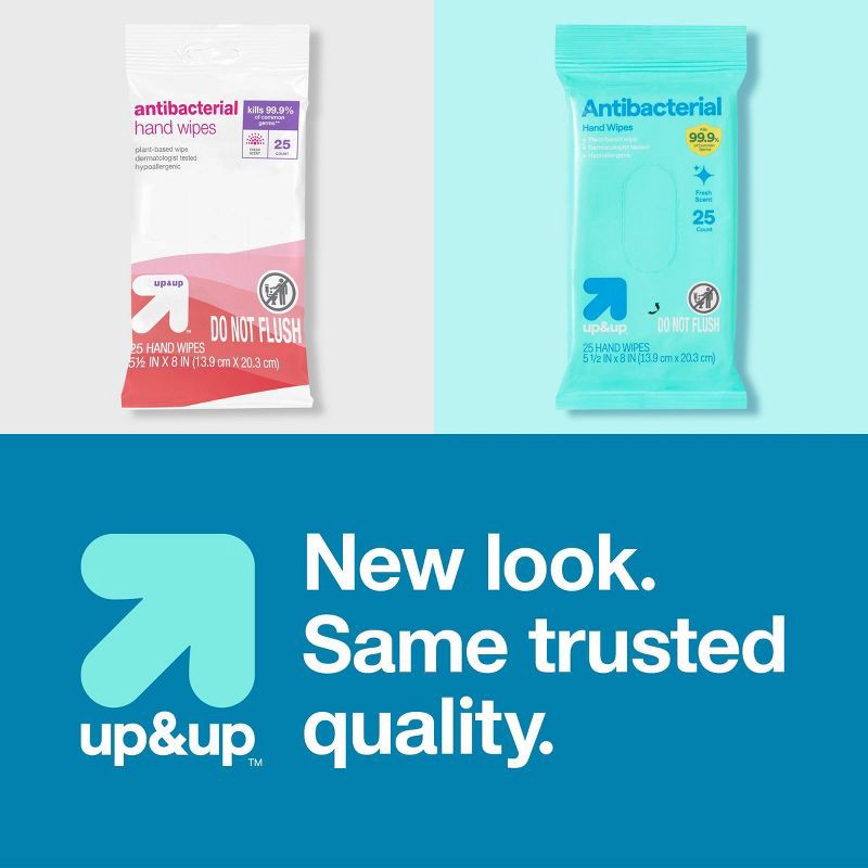slide 4 of 4, Fresh Scent Wipes - 25ct - up&up™, 25 ct