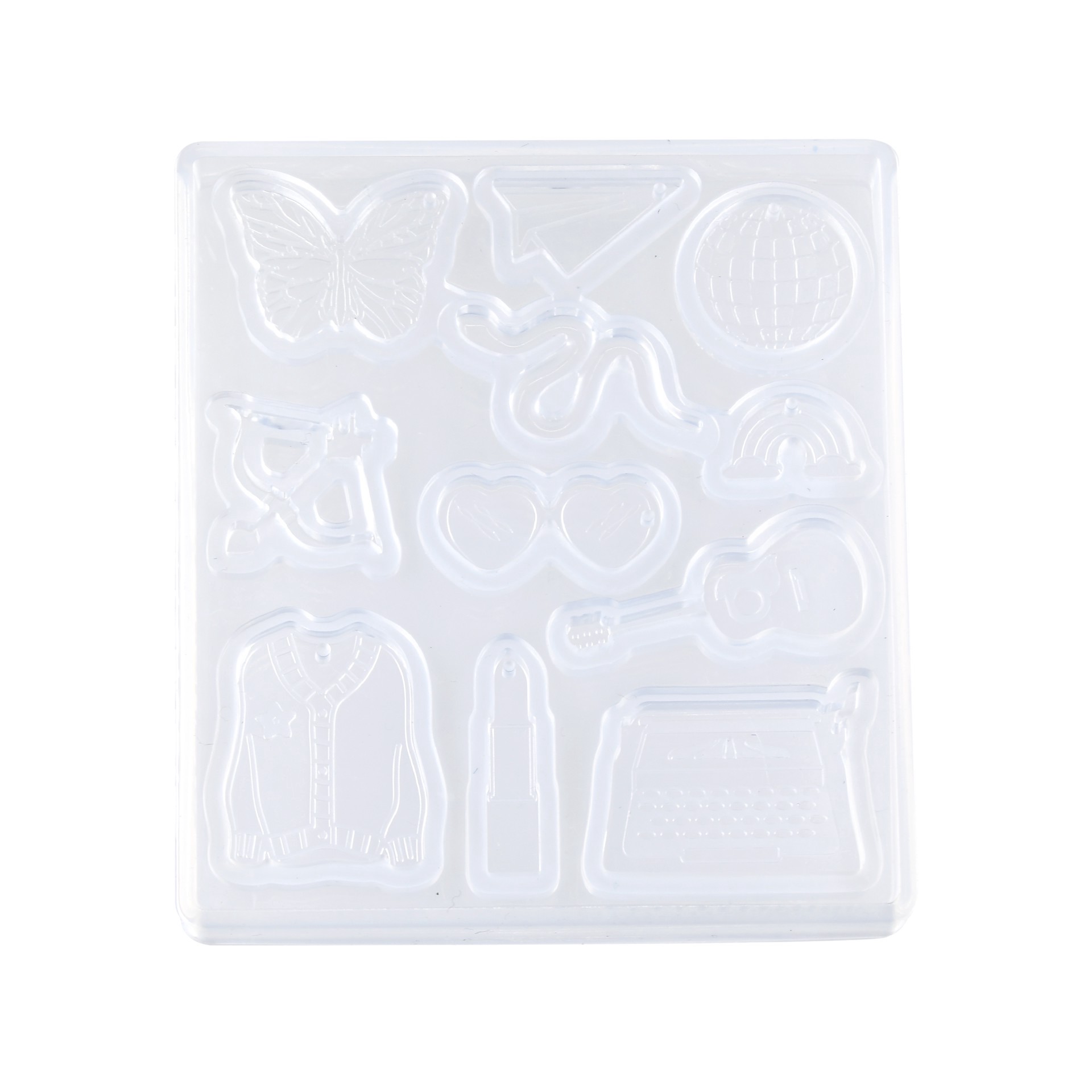 slide 5 of 5, Blue Moon Studio Uv Resin Icons Mold, 3.15 in x 3.54 in x 0.47 in