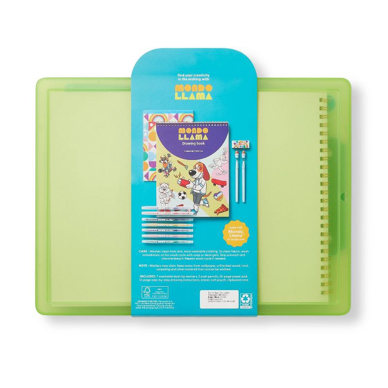 slide 2 of 3, Summer Drawing Travel Activity Kit - Mondo Llama, 1 ct