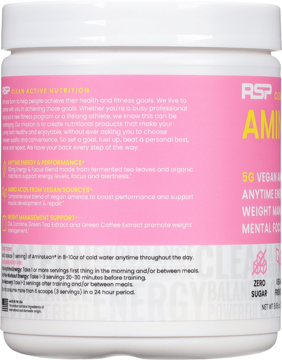 slide 9 of 14, Rsp Pink Lemonade AminoLean 8.68 oz, 8.68 oz
