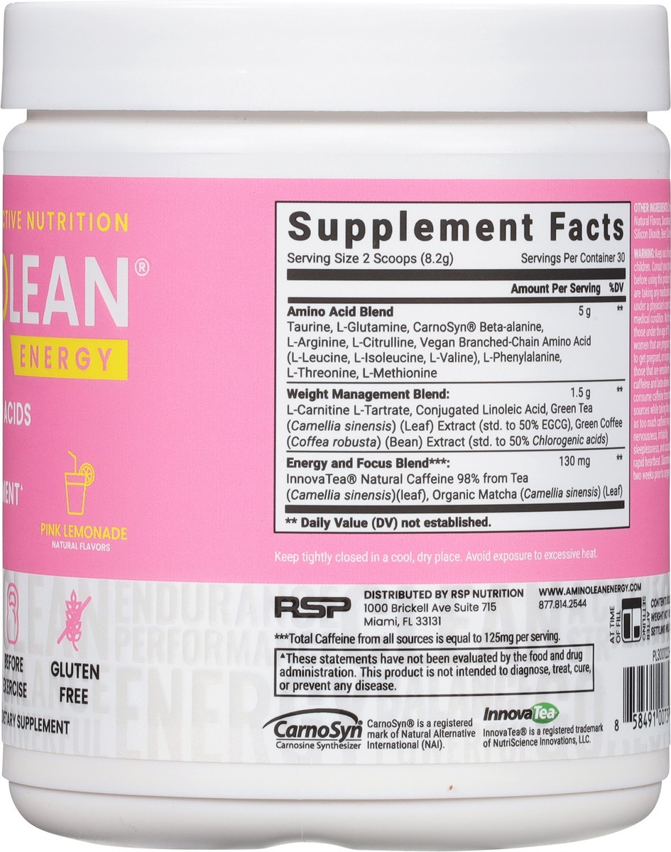 slide 3 of 14, Rsp Pink Lemonade AminoLean 8.68 oz, 8.68 oz