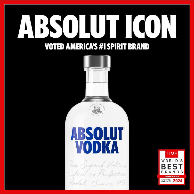 slide 6 of 10, Absolut Vodka with 2 Stemless Martini Glasses Holiday Gift Set - 750ml, 750 ml